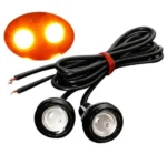 Орлине око врізні Led ДХО ЖОВТИЙ 23мм 24V