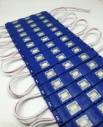 Світлодіодний модуль 3smd 5630 синій 12V - Зображення 4