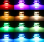 Автомобільні світлодіодні Festoon C5W LED лампи RGB для салону 41мм - Зображення 5