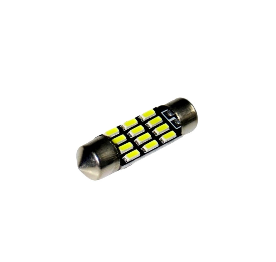 2283391097_svitlodiodna-lampa-c5w Світлодіодна лампа C5W Festoon 12SMD 4014 12 V 36 мм - Зображення 1