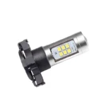 Світлодіодний лампа з цоколем PY24W 21SMD 2835 12V Біла з драйвером