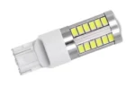 Світлодіодна лампа 7443 T20 W21/5W W3x16q 33SMD 5630 12 V з лінзою та драйвером Біла