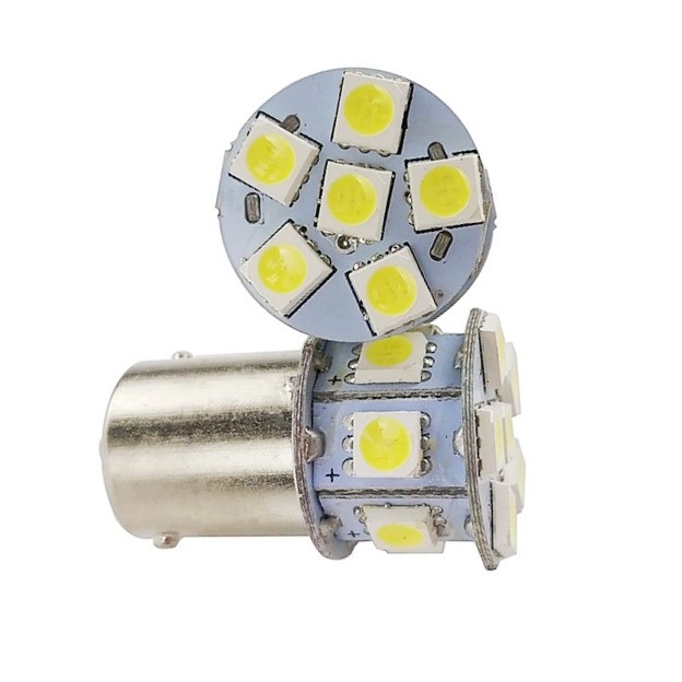2291849910_svitlodiodna-lampa-z Світлодіодна лампа з цоколем 1156 13 SMD 5050 12V Білий - Зображення 1