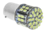 Світлодіодна лампа з цоколем 1156 BAU15s PY21W 50 SMD 3020 12V зі зміщеним контактом Білий - Зображення 2