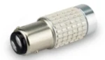Світлодіодна лампа з цоколем 1157 BAY15d P21/5W 144 SMD 3014 12V Червона з лінзою і драйвером - Зображення 4