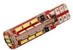 Світлодіодна лампа Т10 W5W 27SMD 4014 з обманкою 12V Білий - Зображення 2