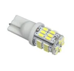 Світлодіодна лампа Т10 (W5W) 30SMD 3014 з драйвером 12V Білий