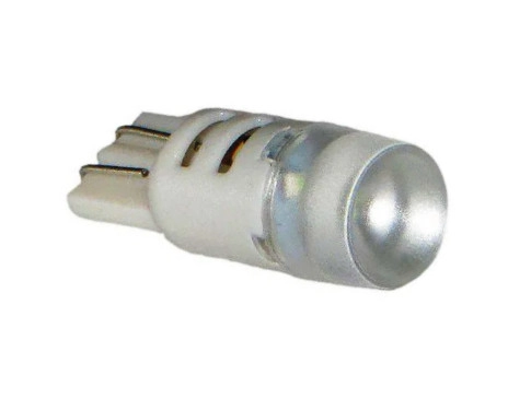 2297462591_svitlodiodna-lampa-t10 Світлодіодна лампа Т10 (W5W) 3SMD 3014 з драйвером Philips і лінзою 12V Білий - Зображення 1