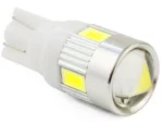 Светодиодная лампа Т10 (W5W) 6SMD 5630 с линзой 12V Белая - Зображення 7