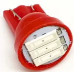 Светодиодная лампа Т10 W5W 3SMD 7020 12V Красная - Зображення 4