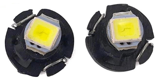 2298723415_svitlodiodna-lampa-u Світлодіодна лампа у приладову панель Т4,7 dashboard 12х9мм B8,0-12 (EBSR) 12V Білий - Зображення 1