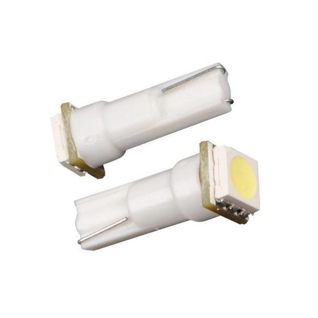 2298905505_svitlodiodna-lampa-t5 Світлодіодна лампа Т5 (W1,2W W2x2,6d) 1 SMD 5050 12V Білий - Зображення 1