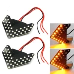 Світлодіодний відбивач повороту в дзеркало Жовтий (два режими роботи)