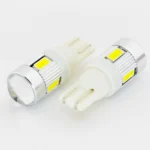 Светодиодная лампа Т10 (W5W) 6SMD 5630 с линзой 12V Белая - Зображення 6