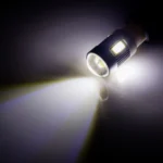 Светодиодная лампа Т10 (W5W) 6SMD 5630 с линзой 12V Белая - Зображення 4