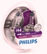 Галогенна автолампа PHILIPS H4 VisionPlus 12342VPS2  +60%