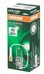Галогенна автолампа Osram H3 ALL SEASON SUPER 12 V 55 W 64151ALS - Зображення 2
