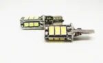 Світлодіодна лампа Т10 (W5W) 18SMD 3014 з обманкою 12V Білий - Зображення 2