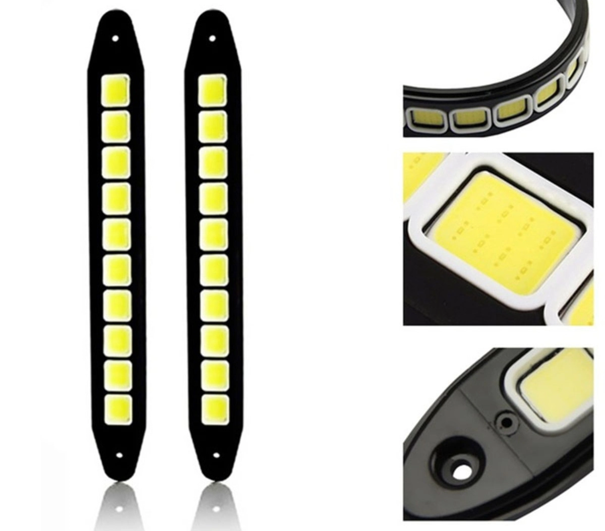 2340057781_gnuchki-denni-hodovi Гнучкі денні ходові вогні, 25 см Білий (комплект 2 шт.) - Зображення 1