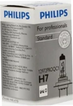 Галогенна автолампи PHILIPS H7 Standard 12972PROQC1 55W 12V - Зображення 2