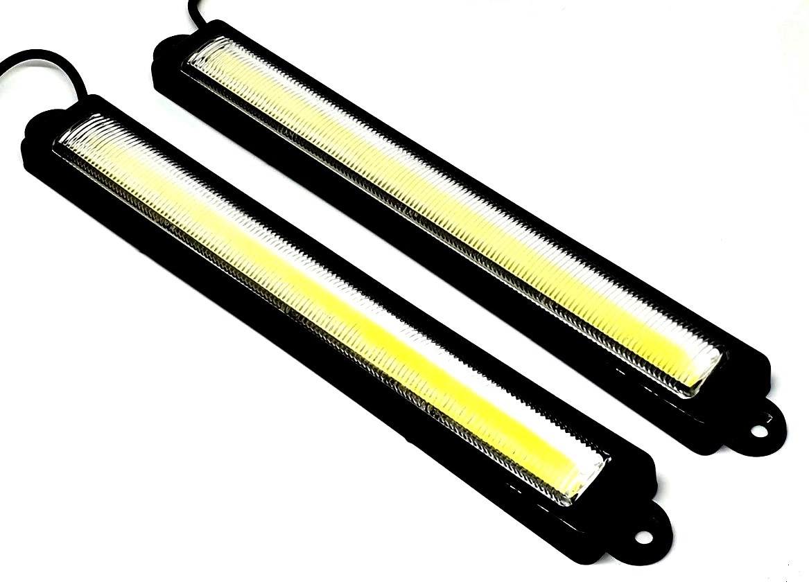 2394696646_denni-hodovi-vogni Денні ходові вогні, 19 см Білий (комплект 2 шт.) - Зображення 1