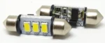 Світлодіодна лампа C5W Festoon 3SMD 5730 12 V 36 мм Білий 1.5 W зроблена в УКРАЇНІ! - Зображення 2