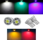 Світлодіодна лампа Т10 W5W 1 SMD 5050 12V Червона - Зображення 2