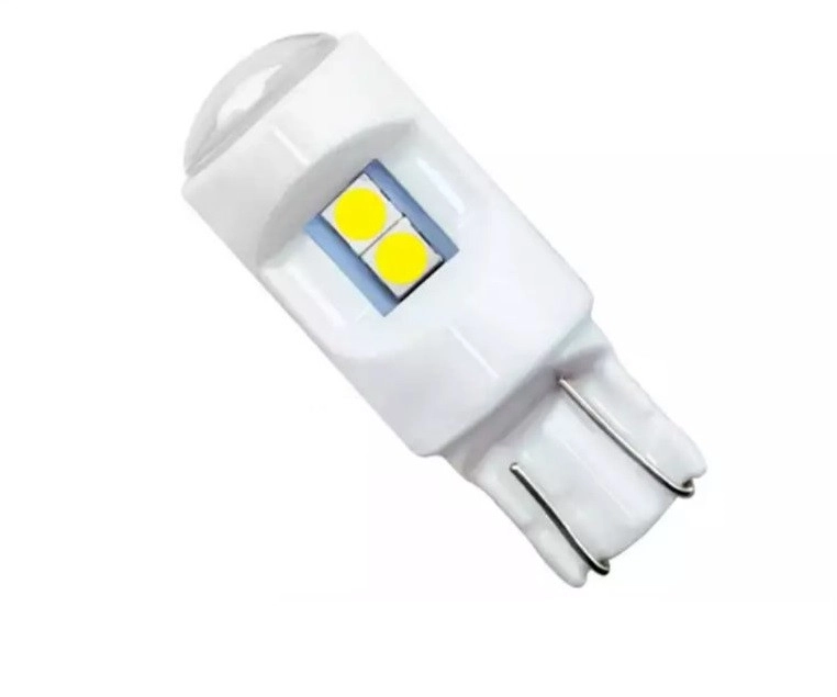 2458732783_svetodiodnaya-lampa-t10 Светодиодная лампа Т10 W5W 6SMD 3030 Керамика Белый - Зображення 1