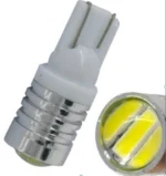 Светодиодная лампа Т10 W5W 3SMD 2835 12V с линзой Белая
