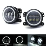 Світлодіодна протитуманна балка, додаткова фара Led кругла з ангельськими очима
