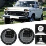 Світлодіодна фара 7 дюймів (ВАЗ 2101, НИВА, JEEP, MERCEDES, TOYOTA, VW) 13 лінз! - Зображення 2