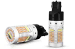 Світлодіодна лампа 7443 T20 W21/5W W3x16q 119SMD 2016 обманка 12 V Біла Жовта (Двоколірна)