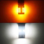 Світлодіодна лампа 7443 T20 W21/5W W3x16q 119SMD 2016 обманка 12 V Біла Жовта (Двоколірна) - Зображення 4