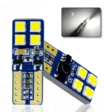 Светодиодная лампа Т10 W5W 8SMD 3030 350Lm 12V Белая с обманкой
