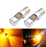 Світлодіодна лампа з цоколем 1157 BA15d P21/5W 21smd 3535 12V Жовта