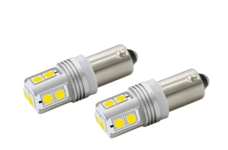 2751944240_svitlodiodna-lampa-t4w Світлодіодна лампа T4W BA9S 10SMD 2835 15W Біла 12V - Зображення 1