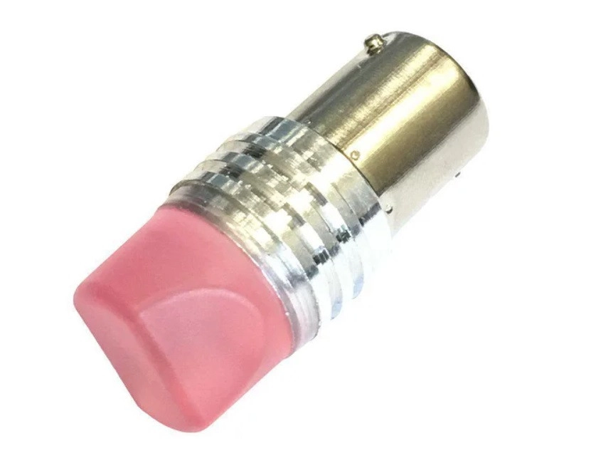 2756987734_svitlodiodna-lampa-z Світлодіодна лампа з цоколем 1156 BA15s P21W 3W Червона - Зображення 1