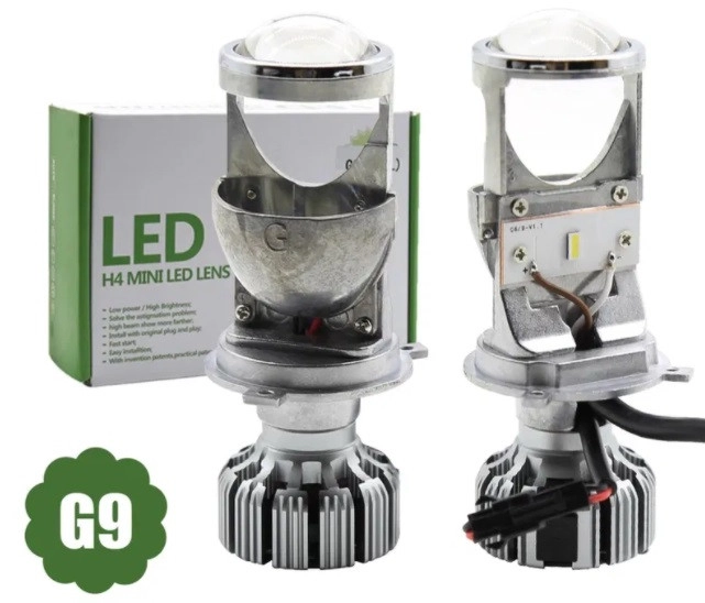 2804816381_h4-g9-mini H4 G9 Mini лінза LED Headlight Projector Hi / Low Beam. Світлодіодні Міні лінзи H4 - Зображення 1