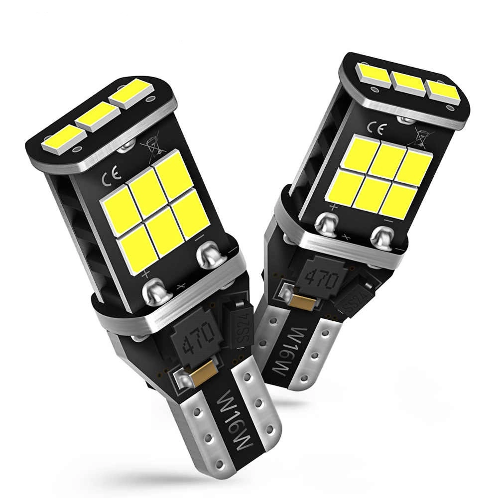 2804903921_svitlodiodna-lampa-t15 Світлодіодна лампа T15, W16W, 921 15 SMD 2835 High Power обманка +драйвер 1000 Lm - Зображення 1