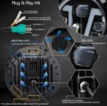 Універсальні світлодіодні led фари 7 дюймів Led DRL оптика Нива  2121-21213 Тайга УАЗ 469 ГАЗ 24, ВАЗ 2101, Хаммер, FJ Cr - Зображення 3