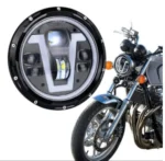 Універсальні світлодіодні led фари 7 дюймів Led DRL оптика Нива  2121-21213 Тайга УАЗ 469 ГАЗ 24, ВАЗ 2101, Хаммер, FJ Cr - Зображення 4