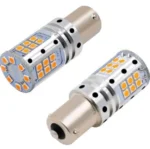 Світлодіодна лампа з цоколем 1156 BA15s P21W 32SMD 3030 12V Жовтий canbus