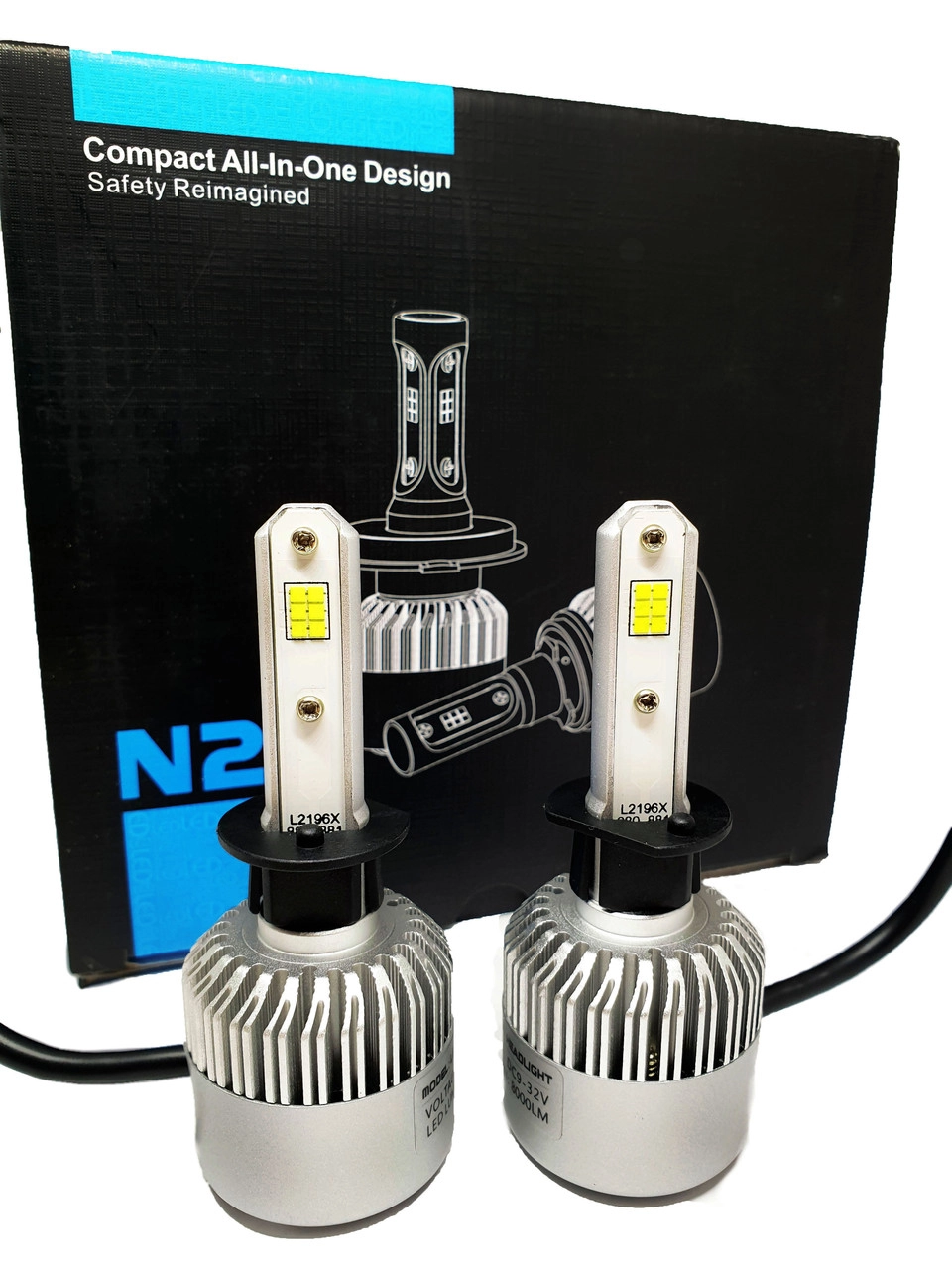 2906918955_avtomobilni-svitlodiodni-lampi Автомобільні світлодіодні лампи з цоколем H1, модель N2 - Зображення 1