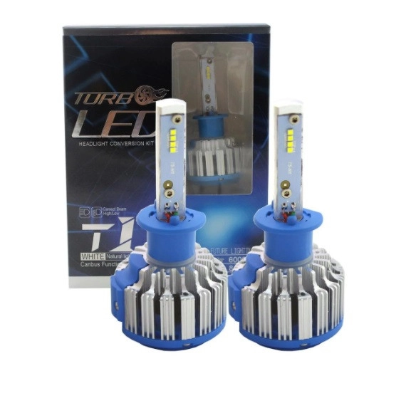 2906982005_avtomobilni-svitlodiodni-lampi Автомобільні світлодіодні лампи з цоколем H1, модель T1 Turbo - Зображення 1