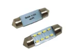 Світлодіодна лампа C5W Festoon 8SMD 3014 12 V 36 мм Білий - Зображення 2