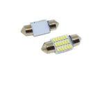 Світлодіодна лампа C5W Festoon 18SMD 4014 12 V 31 мм Білий - Зображення 2