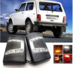 Задні світлодіодні ліхтарі Нива 4 × 4 ВАЗ 21213/21214/2131 / URBAN чорні, тоновані стопи - Зображення 3