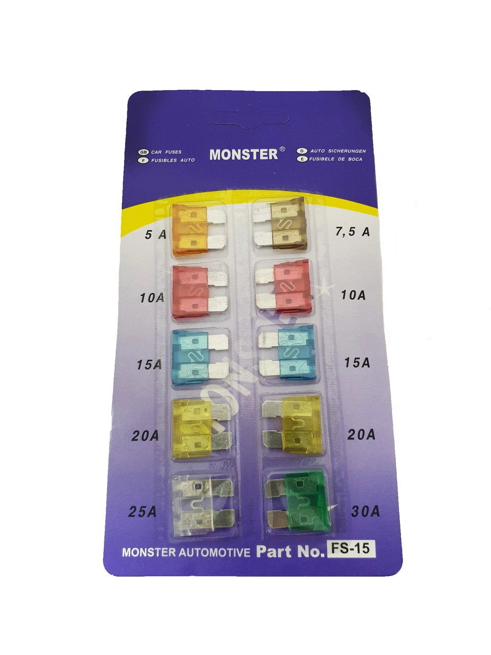 2992901663_komplekt-zapobizhnikiv-euro Комплект запобіжників Euro Monster - Зображення 1