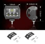 Світлодіодна балка (додаткова фара) Led 24W 3030SMD 5D - Зображення 2