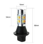 Денні ходові вогні Дхо в поворотники з режимом функцією повороту 1156 BAU15S 20smd - Зображення 4